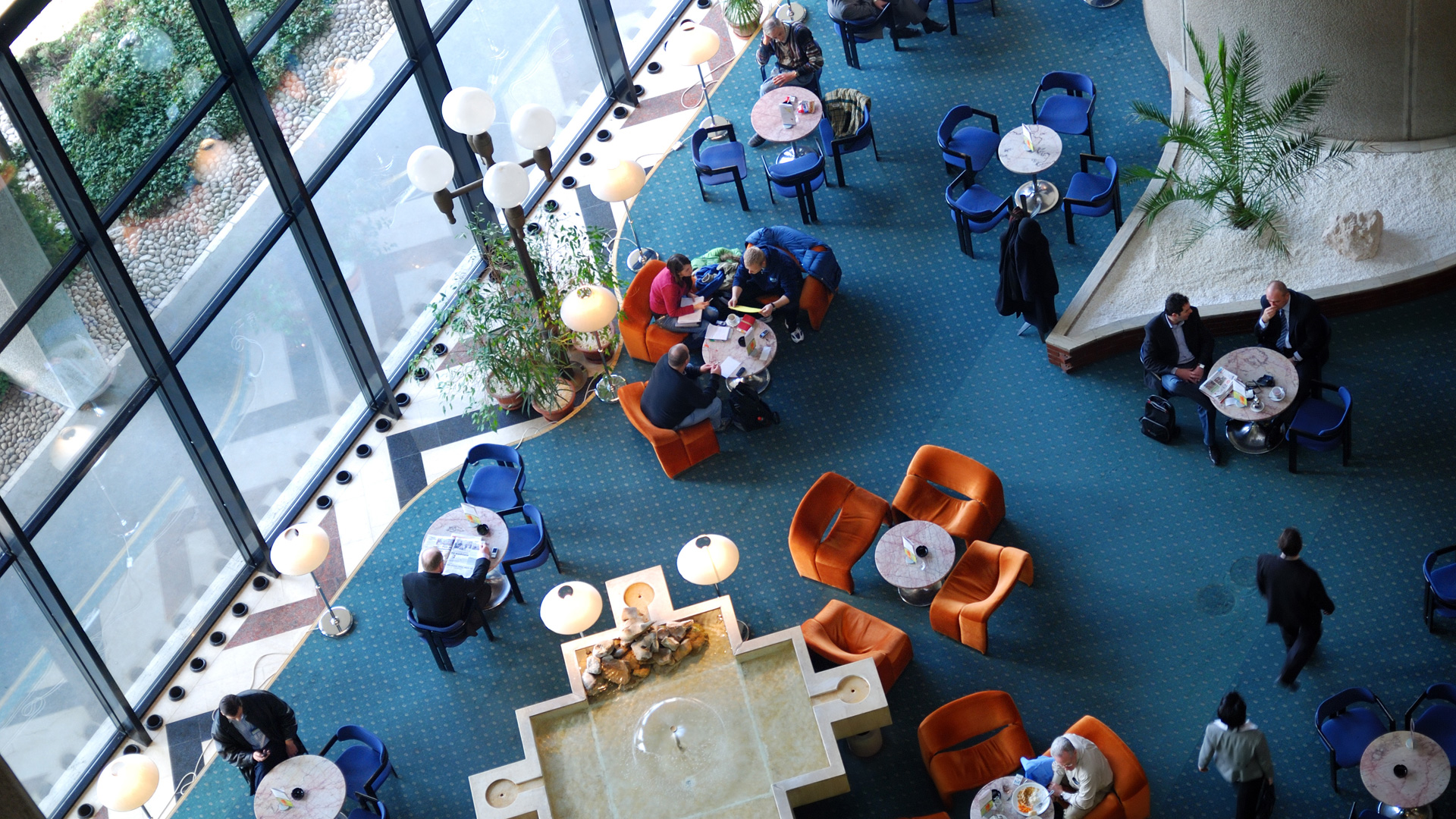 Hand disinfection dispenser hotel